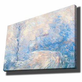 Wallity La Entrada a Giverny bajo la Nieve de Claude Monet (70 x 100 cm)